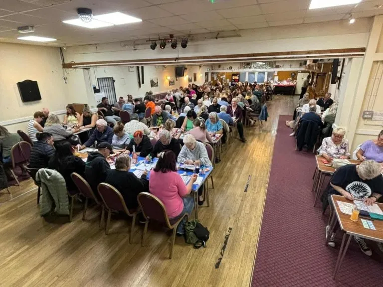Bingo event underway at Littleport Ex-Services Social Club
